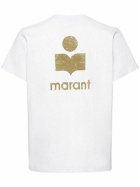 MARANT Logo Printed Cotton Jersey T-shirt