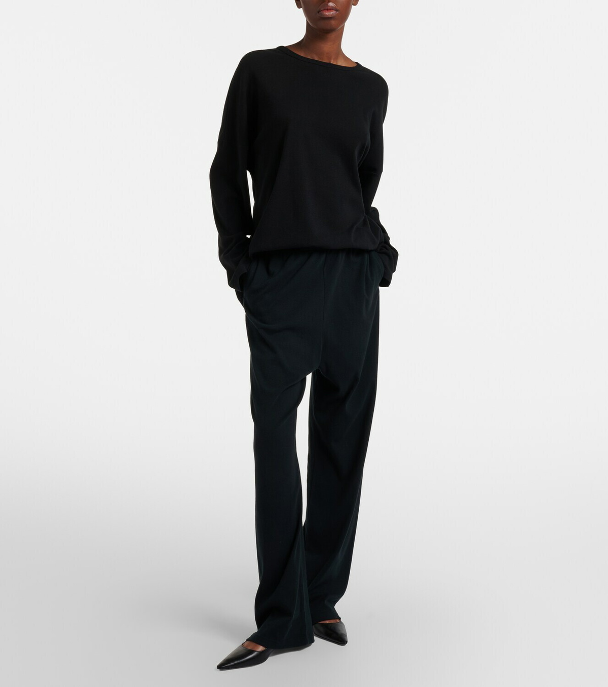 The Row Kohana cotton sweatpants