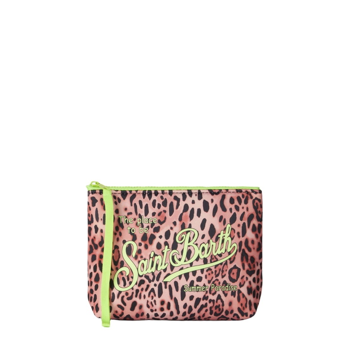 Photo: MC2 Saint Barth Aline Scuba Pochette With Animalier Print
