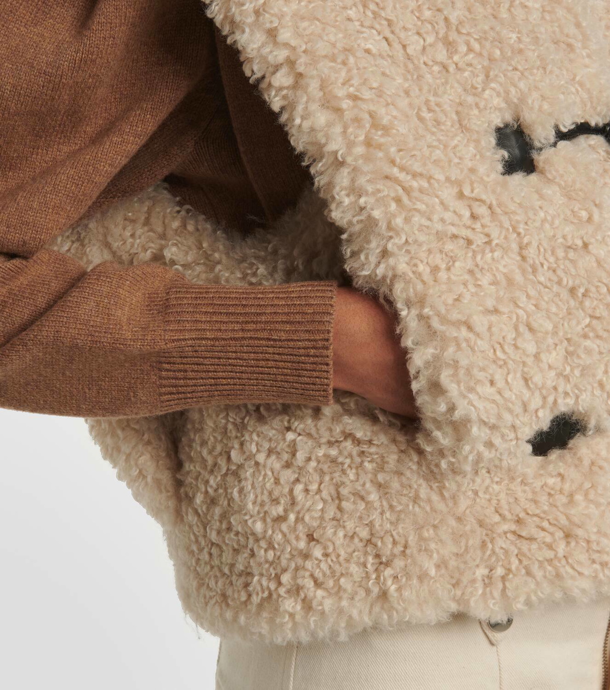 Marant Etoile Alisa faux fur vest Isabel Marant Etoile
