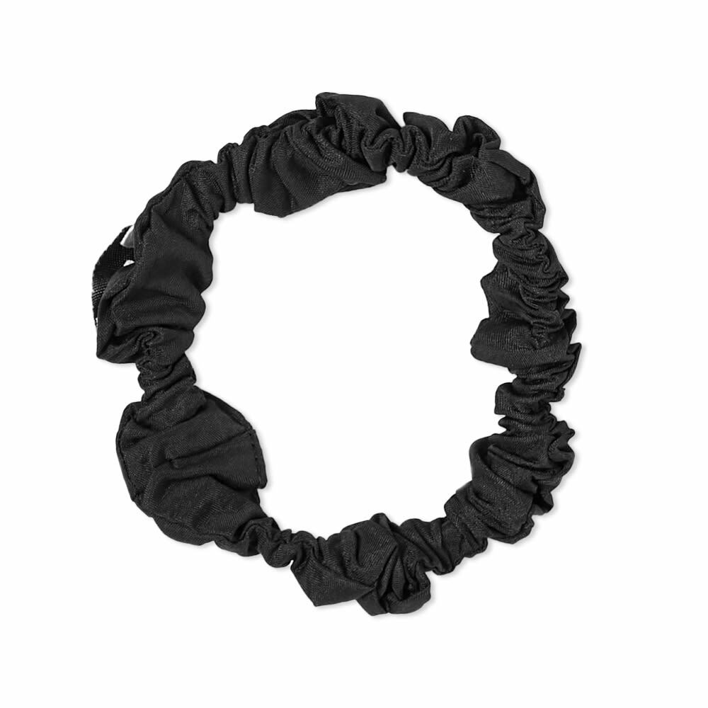 GANNI Tafetta Logo Scrunchie GANNI