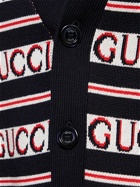 GUCCI Logo Cotton Cardigan