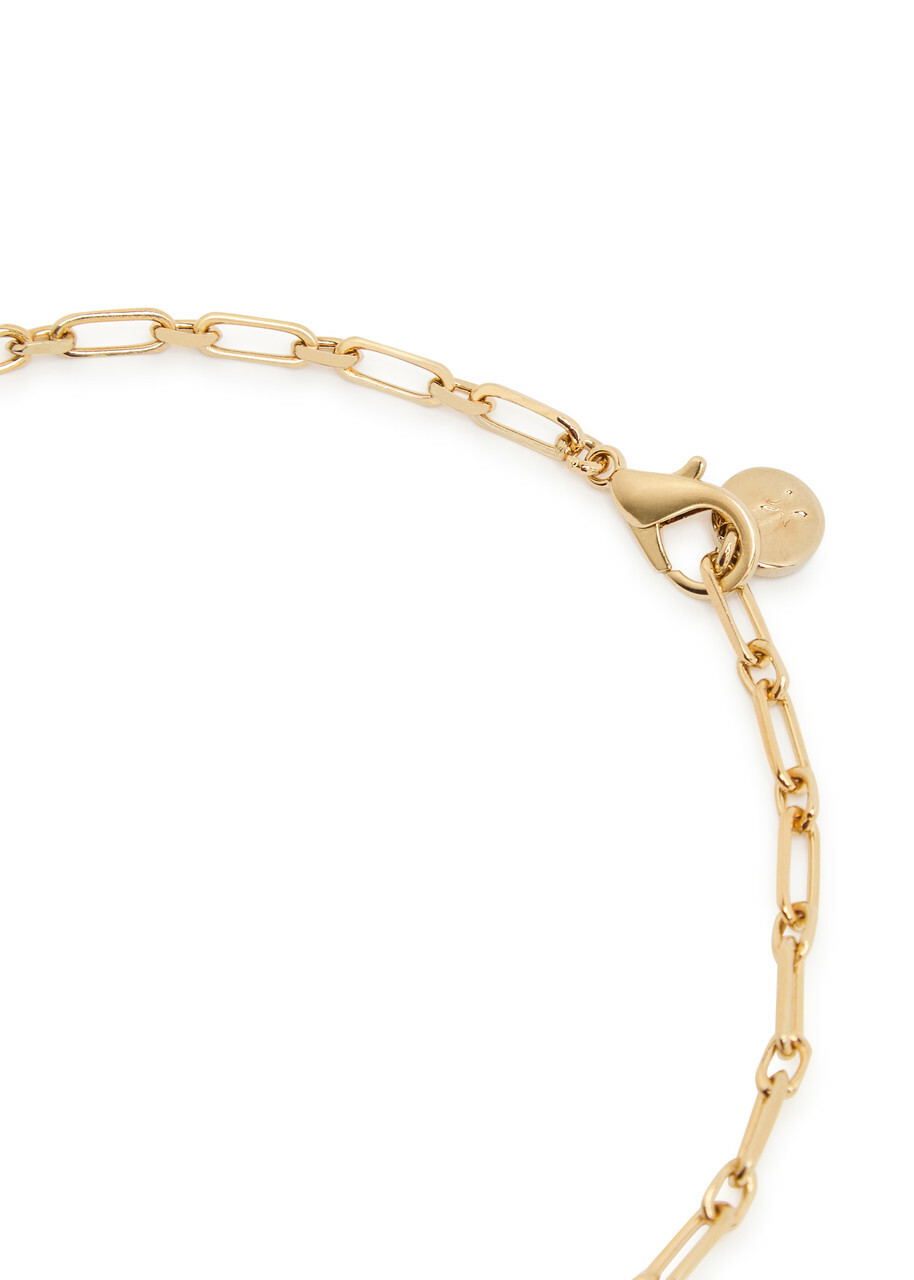 LA Double J Power Portal 24kt Gold-plated Necklace - One Size
