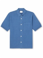 Norse Projects - Rollo Knitted Linen and Cotton-Blend Shirt - Blue