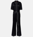 Gucci Hammered GG satin jumpsuit