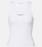 Givenchy Logo ribbed-knit cotton jersey tank top