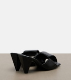 Loewe Origami leather mules