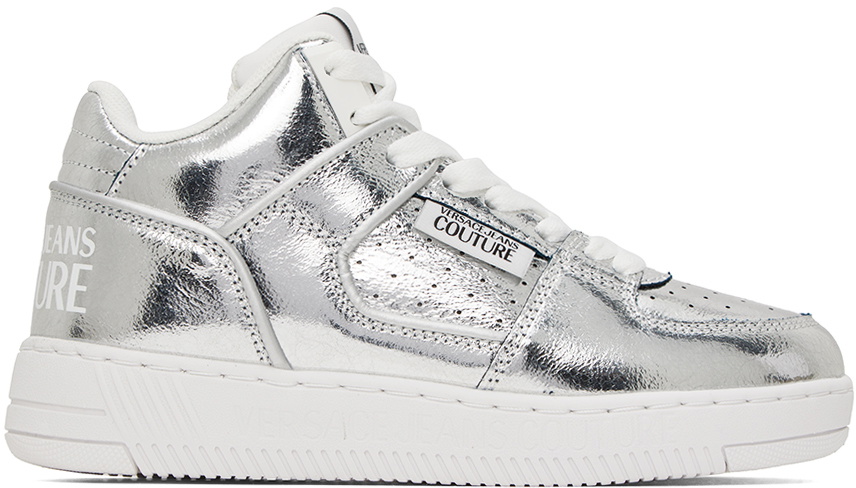 Versace Jeans Couture Silver Meyssa Sneakers Versace Versace Jeans Couture Silver Meyssa Sneakers Versace