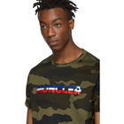 Moncler Green Camo Logo T-Shirt