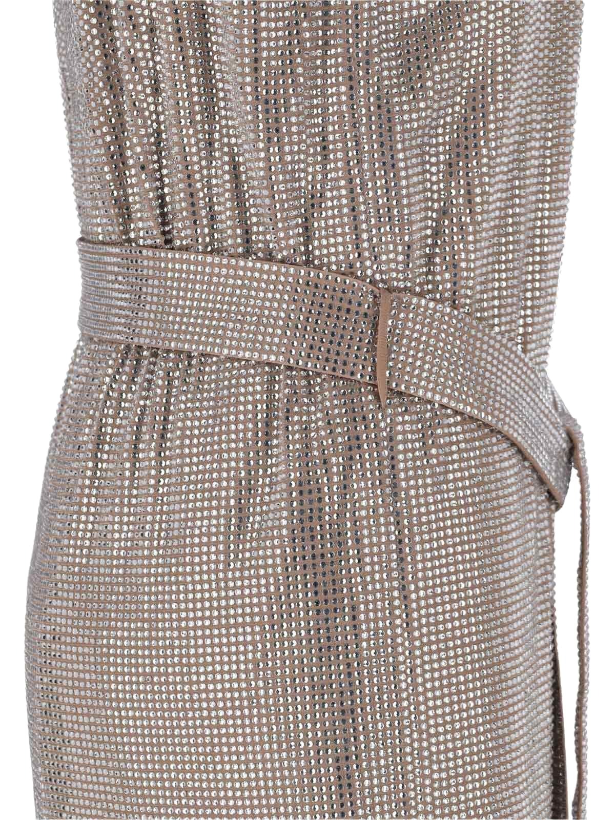 Giuseppe di Morabito Midi Dress With Rhinestones