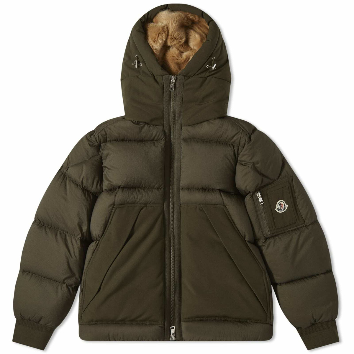 Moncler Men's Kjerag Lightweight Crinkle Jacket in Brown Moncler