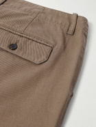 Mr P. - Edward Straight-Leg Cotton-Twill Cargo Trousers - Brown