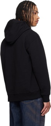 MM6 Maison Margiela Black Logo Patch Hoodie