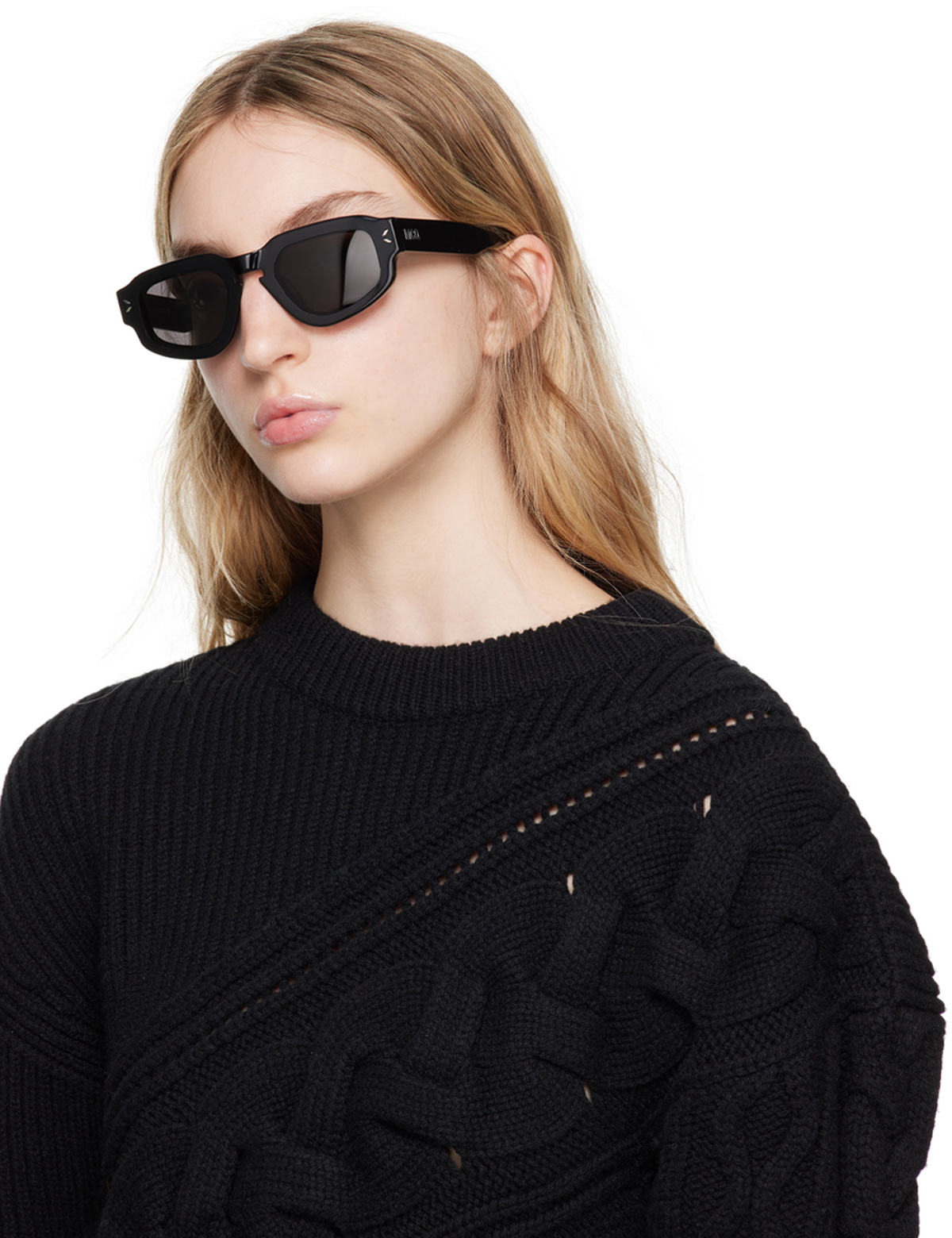 MCQ Black Bold Sunglasses McQ Alexander McQueen
