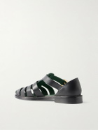 VINNY's - Leather Fisherman Sandals - Black