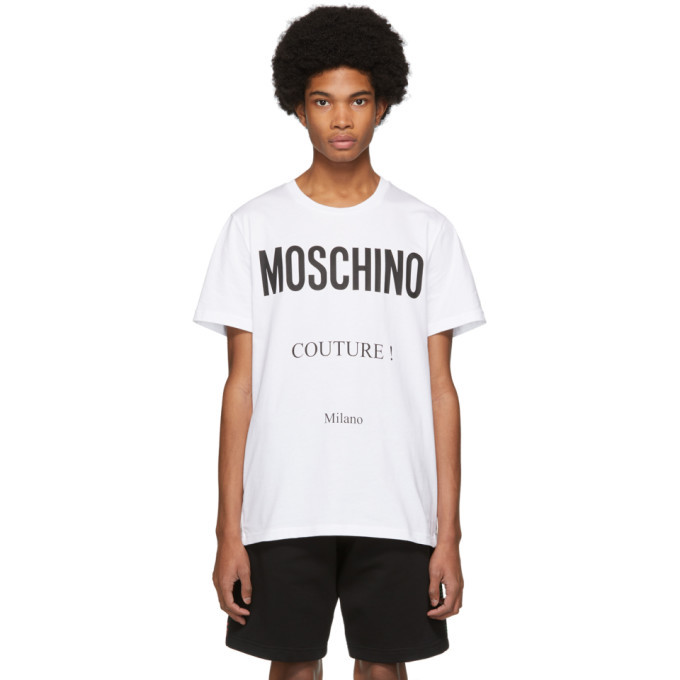 Moschino White Couture T-Shirt Moschino