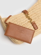 SAINT LAURENT - Mini Le 5 À 7 Raffia Hobo Bag