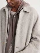 Rick Owens - Brad Alpaca-Blend Bouclé Coat - Gray