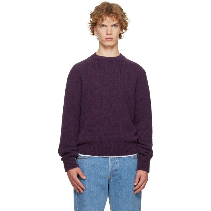 Photo: Dries Van Noten Purple Alpaca Sweater