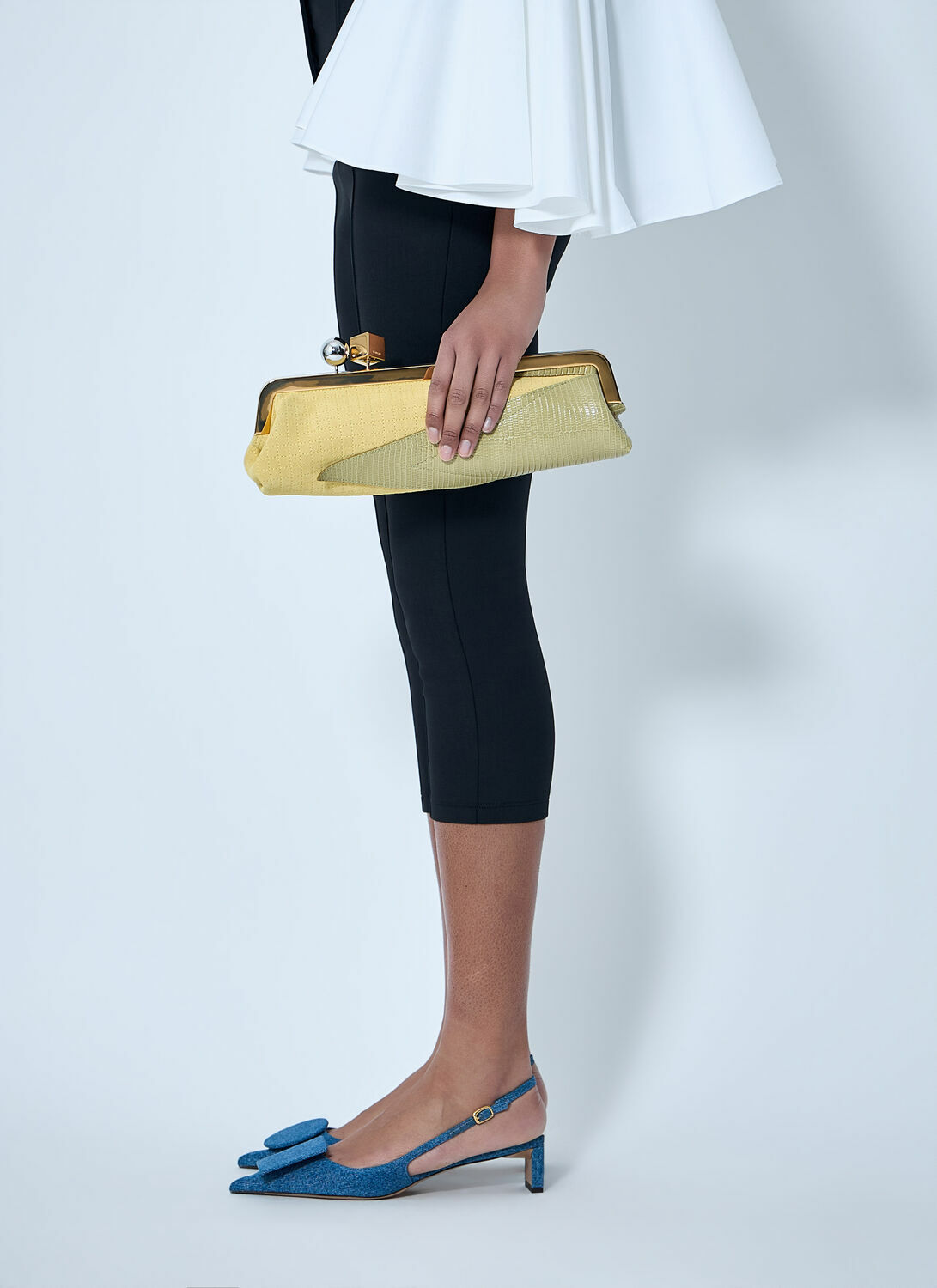 Jacquemus The Salon Maïs Leather Clutch Bag