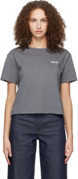 A.P.C. Gray Boxy Petit 'VPC' T-shirt