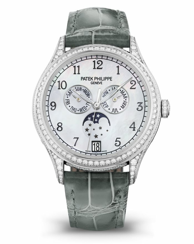 Photo: Patek Philippe Grand Complications Automatic Diamond White Dial Watch 4948G-010