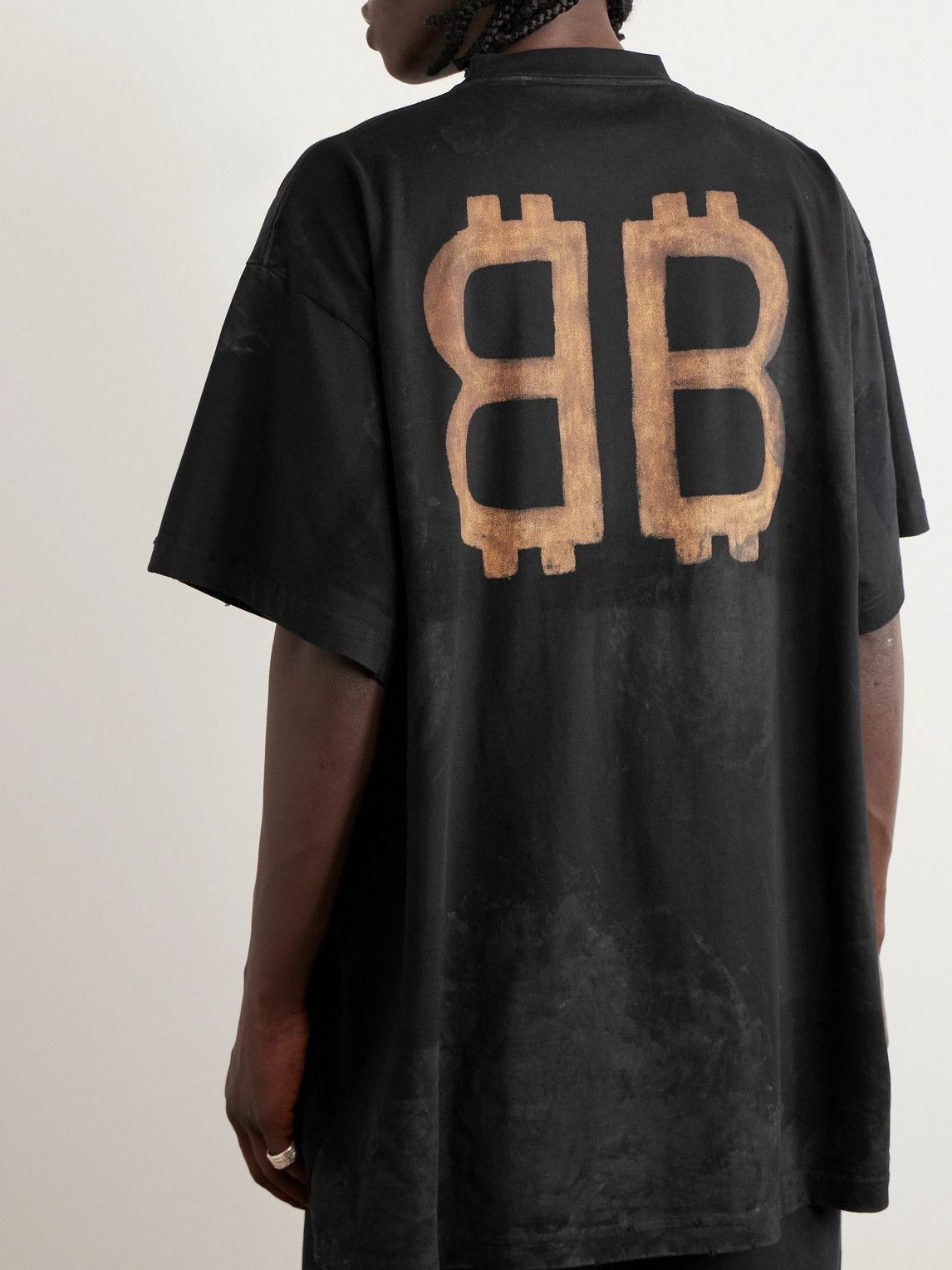 【関税&送料込】Balenciaga Black Tech Jersey Balenciaga X Un shirt with logo Balenciaga - Monki Joa organic cotton zip