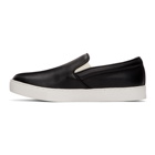 Comme des Garcons Homme Black Leather Steer Sneakers