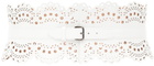 ALAÏA White 1992 Vienne Corset Belt