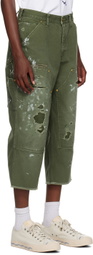 kolor Green Distressed Jeans
