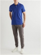Derek Rose - Jacob Sea Island Cotton Polo Shirt - Blue