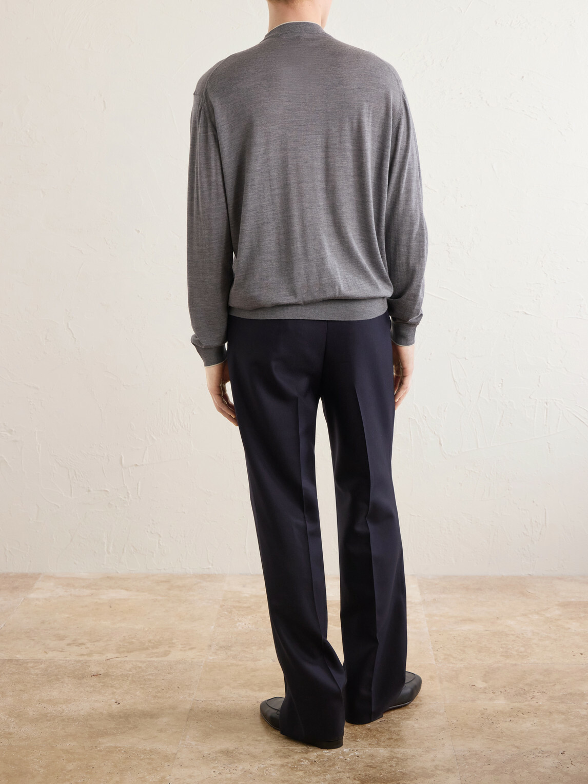 Kiton - Merino Wool Sweater - Gray