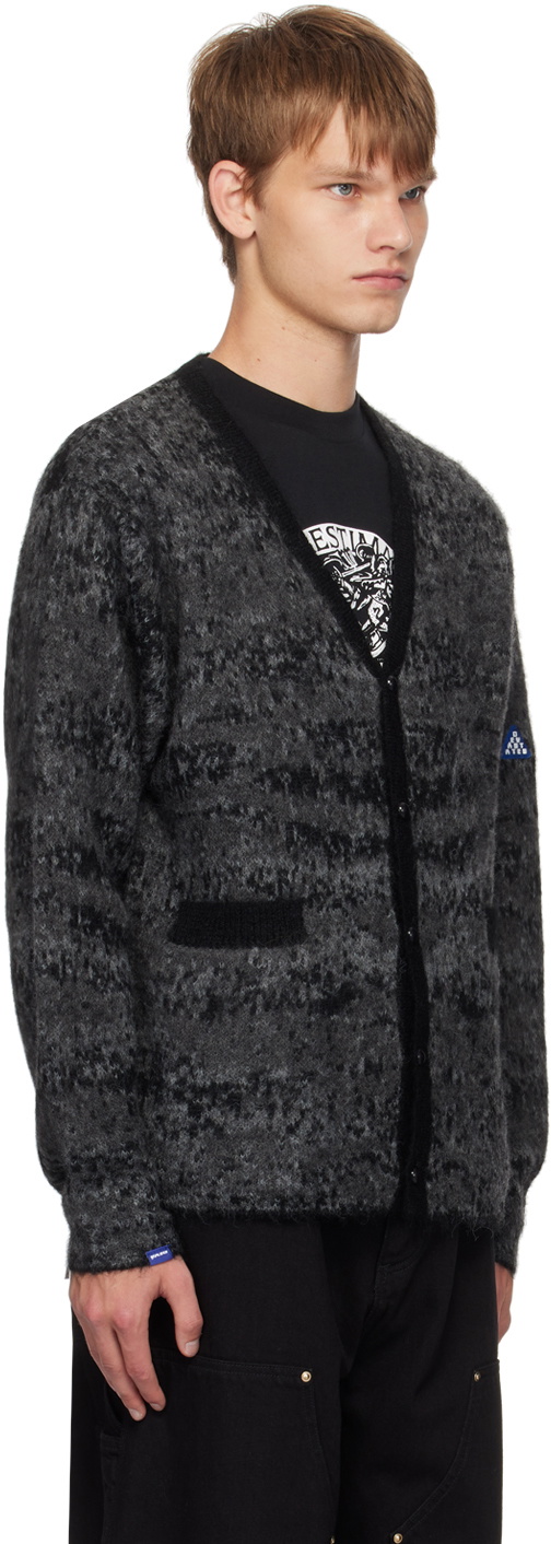DEVÁ STATES Gray Jacquard Cardigan