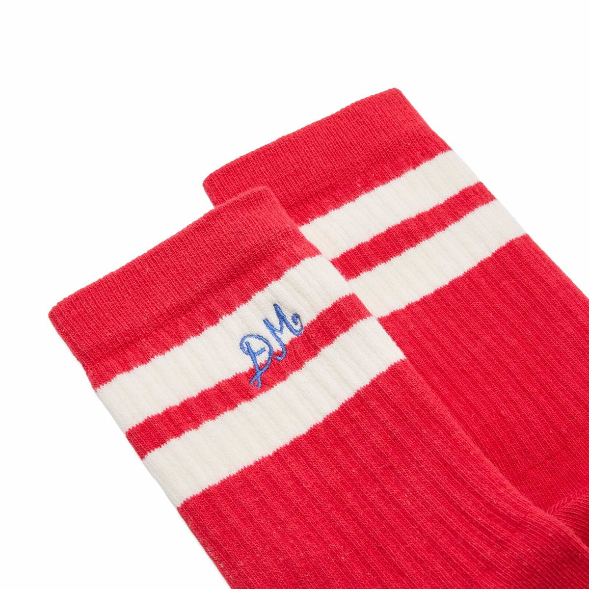Damson Madder Women's Sporty Calf Length Socks in Red 