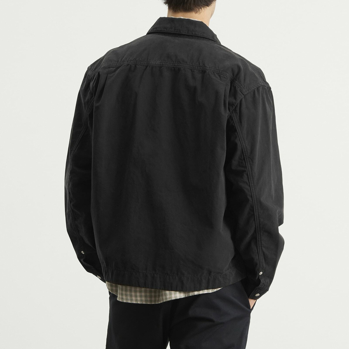 Norse Projects Men's Raabjerg Canvas Jacket in Black