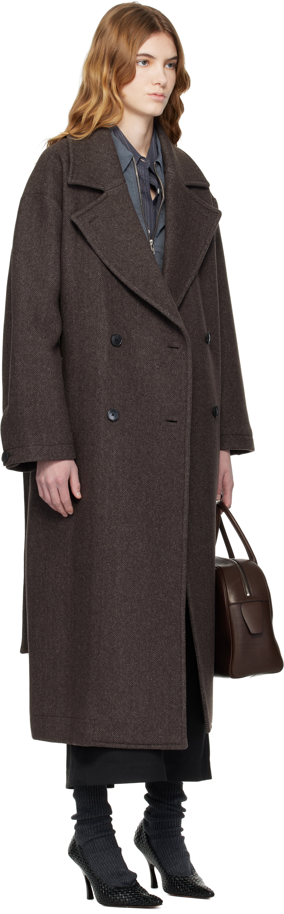 mfpen Brown Auditor Coat