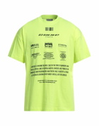 Vetements Mens T-shirt in Yellow