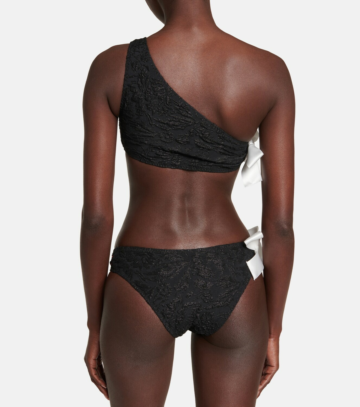 Giambattista Valli - One-shoulder bow bikini bottoms
