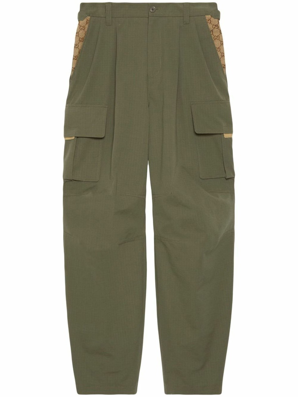 Photo: GUCCI - Gg Detail Cargo Trousers