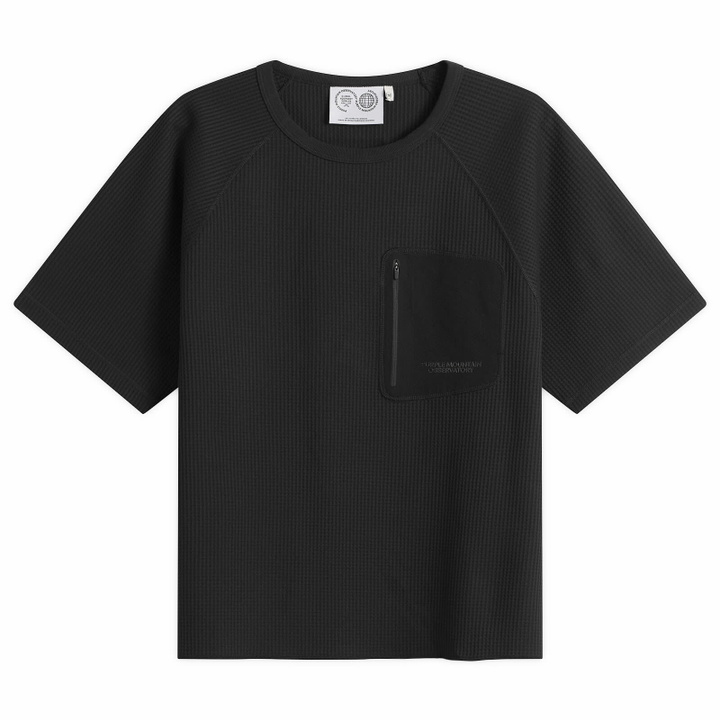 Photo: Purple Mountain Observatory Men's Waffle T-Shirt in Black