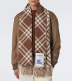 Burberry Burberry Check cashmere scarf