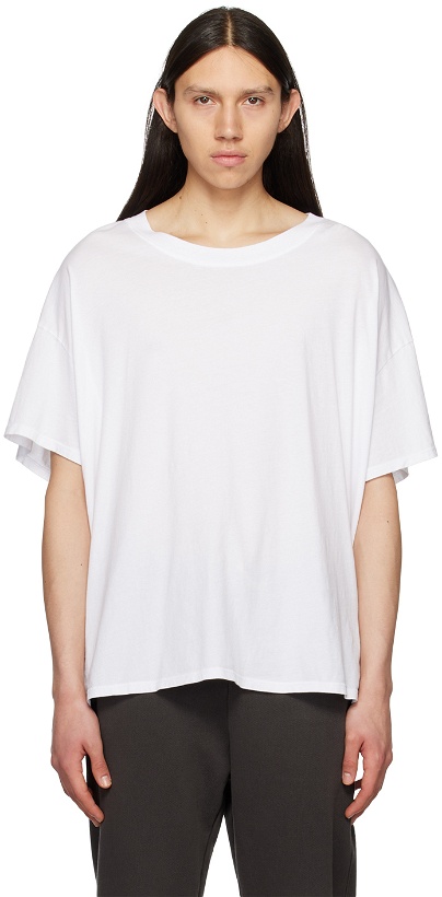 Photo: Les Tien White Oversized T-Shirt