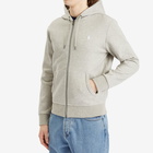 Polo Ralph Lauren Men's Double Knit Zip Hoodie in Dark Sport Heather