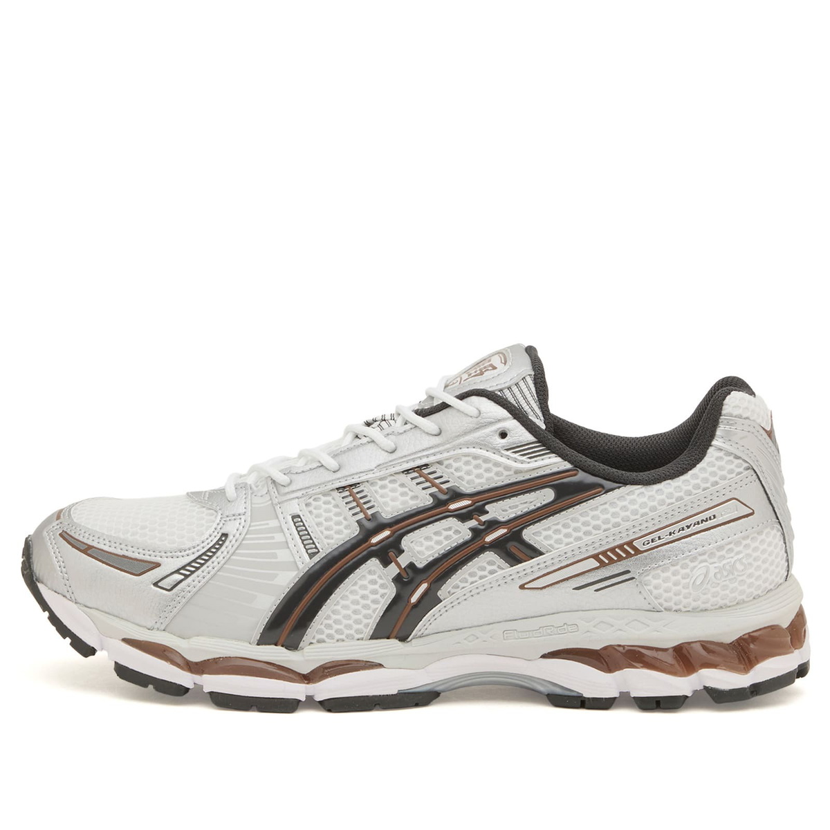 Asics Gel-Kayano 12.1 Sneakers in White/Graphite Grey