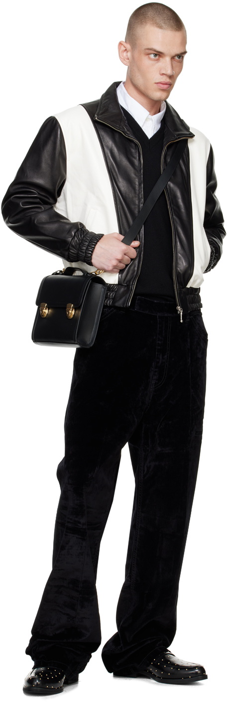 Random Identities Black Velvet Jeans