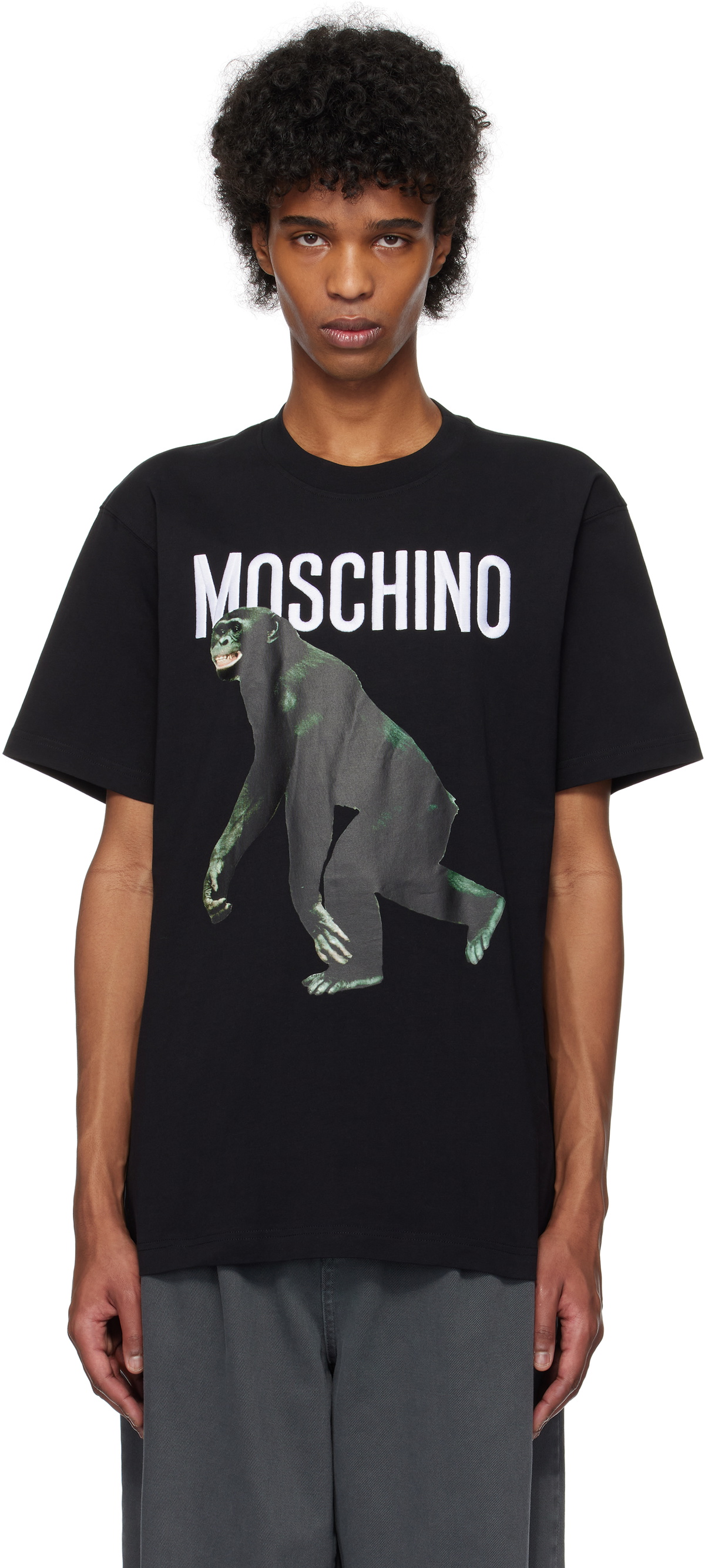 【関税&送料込】Moschino Black Crepe T-Shirt nm_4656102_100030_m