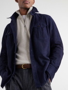 Massimo Alba - Liam Cashmere Half-Zip Sweater - Neutrals