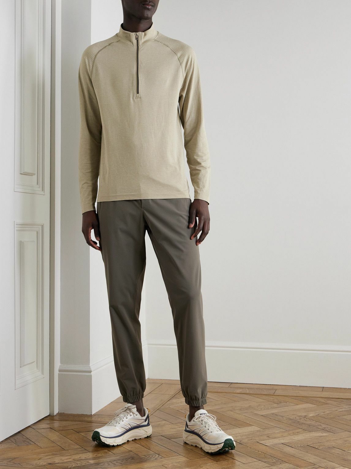 Lululemon - Metal Vent Tech 2.5 Slim-Fit Stretch-Jersey Half-Zip Top - Neutrals