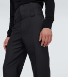 Dries Van Noten High-rise wool straight pants