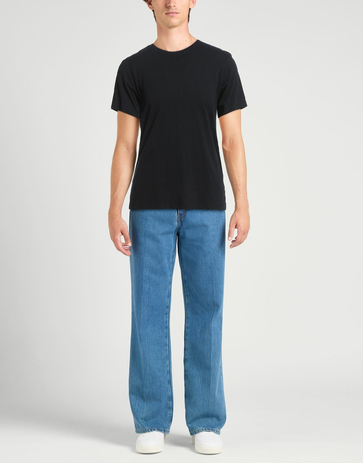 Sandro Mens T-shirt Midnight in Blue